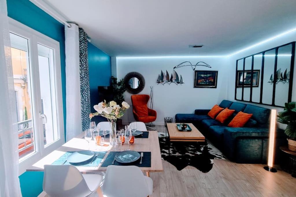 Apartament Le Clavel Superbe Deco, Centre Historique, Climatise, Parking A Proximite Sète Zewnętrze zdjęcie