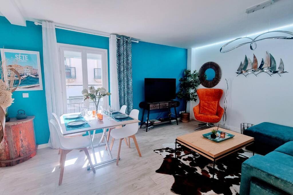 Apartament Le Clavel Superbe Deco, Centre Historique, Climatise, Parking A Proximite Sète Zewnętrze zdjęcie
