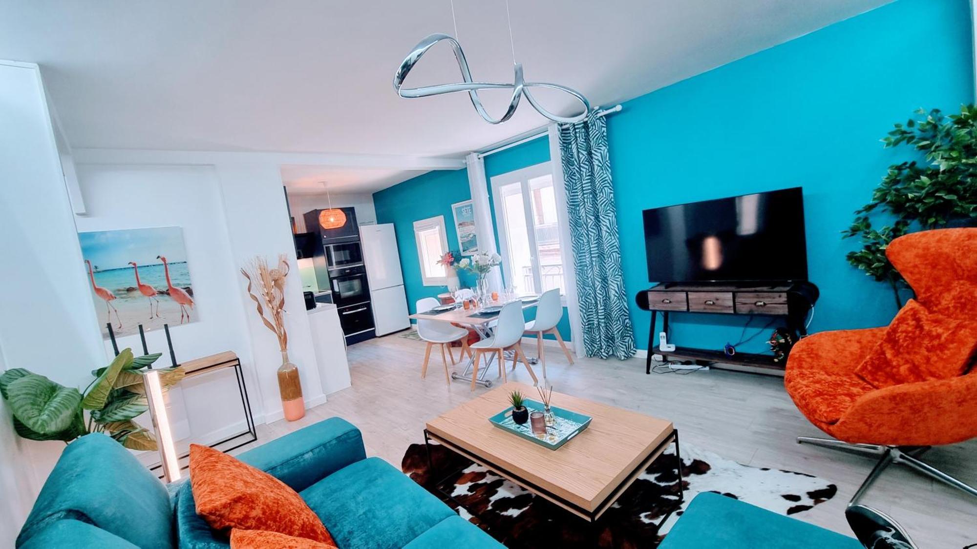 Apartament Le Clavel Superbe Deco, Centre Historique, Climatise, Parking A Proximite Sète Zewnętrze zdjęcie